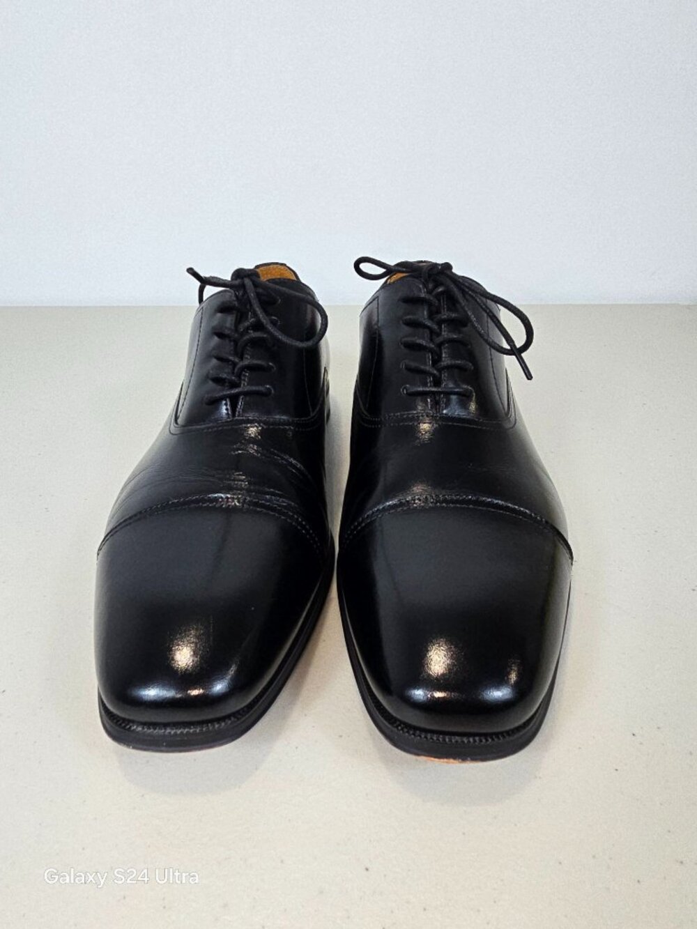 Florsheim Corbetta Cap Toe Oxford black leather shoes men's size 10.5D